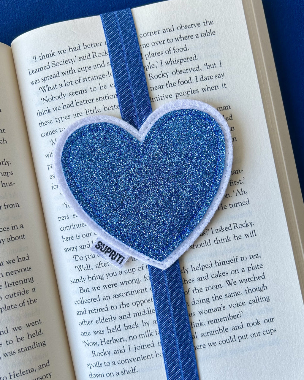 Sparkly Glitter Heart Bookbands