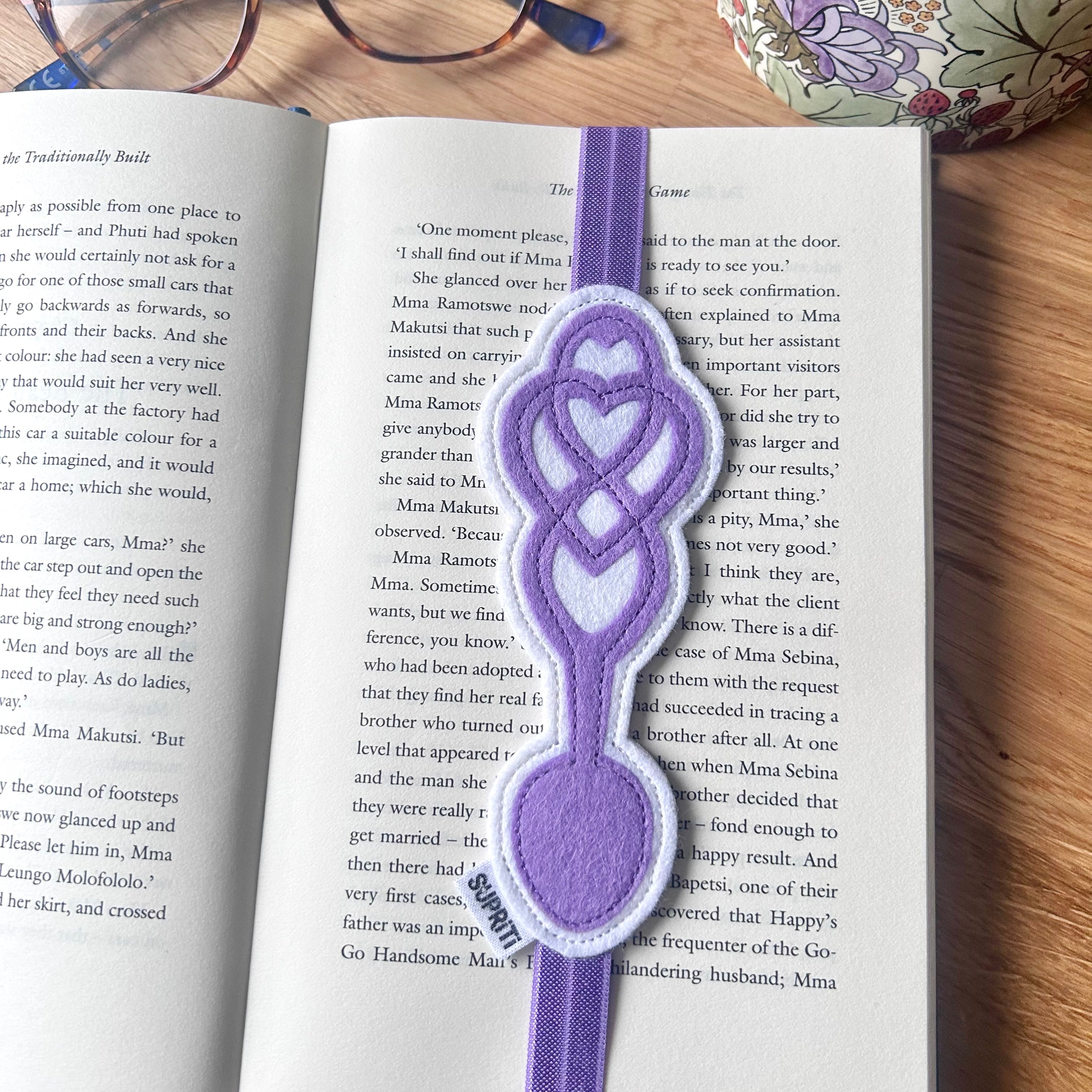 Lovespoon Bookband (Lilac)