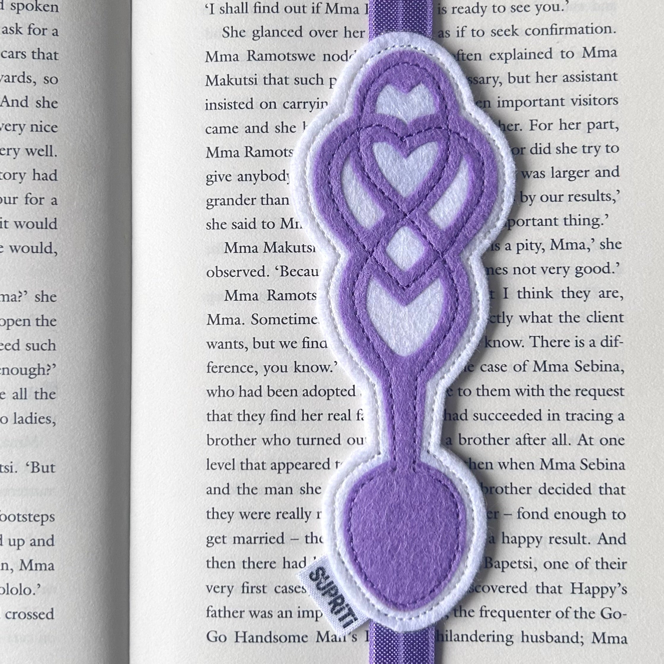 Lovespoon Bookband (Lilac)